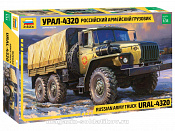 3654 Российский армейский грузовик "Урал-4320" (1/35) Звезда