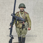 Миниатюра из металла Боец РККА с ПТРД, 54 мм (575-040) (575-040)