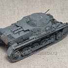 Модель танка T-I (подбитый) 1/35 в сборе и окрасе (Q600-518) (Q600-518)