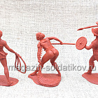Солдатики из мягкого резиноподобного пластика Женщины-гладиаторы, набор 6 шт, 1:32, Солдатики Публия