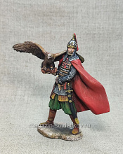 Русский знатный дружинник с ловчей птицей, 75 мм, Студия Большой полк - фото
