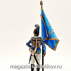 Миниатюра из олова Знаменосец 4-го пех-го полка Фон Франкемона. 1805-07г Вюртембер, Студия Большой полк (ИЛ0601.12.13.54) (ИЛ0601.12.13.54)