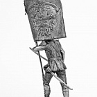 Миниатюра из олова 719 РТ Знаменосец Ломбардийского легиона, 1796-1797 гг, 54 мм, Ратник