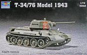 07208 К Танк Т - 34/76 мод. 1943г. 1:72 Трумпетер