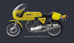 Сборная модель из пластика ИТ Мотоцикл Norton Commando 750cc PR (1/9) Italeri