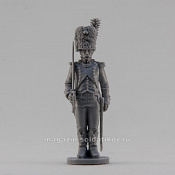 Сборная миниатюра из смолы Офицер карабинерской роты легкой пехоты, стоящий, Франция, 28 мм, Аванпост - фото
