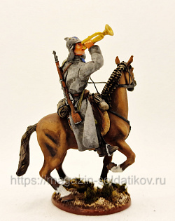 Буденовец на коне 1918-21 гг, 54 мм, Студия Большой полк (БП0644.13.02.54) (БП0644.13.02.54)