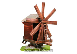 Сборная модель из картона. Серия: Архитектурные памятники. Масштаб 1/87 НО. Ветряная мельница (о (181) (181)