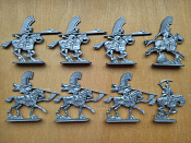 Игровой - Польские крылатые гусары (8 шт, серебро), Солдатики ЛАД