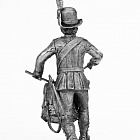 Миниатюра из олова 718 РТ Барабанщик Ломбардийского легиона, 1796-1797 г, 54 мм, Ратник