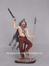Миниатюра в росписи Берсерк, IX-X вв, 1:32, Сибирский партизан - фото