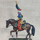 Миниатюра из олова Мамелюк императорской гвардии с бунчуком, 54 мм, Студия Большой полк (ИЛ2384.12.03.54) (ИЛ2384.12.03.54)