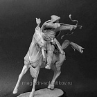 Сборная миниатюра из металла Конный монгольский лучник, 13 век, 54 мм, Chronos miniatures (CHM-54275(М)) (CHM-54275(М))