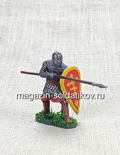 Тяжеловооруженный русский дружинник, XIII век, 54 мм, Солдатики Публия - фото