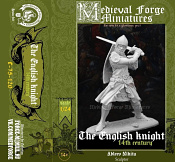 C-75-120 Английский рыцарь 75 мм (1:24) Medieval Forge Miniatures C-75-120 Английский рыцарь 75 мм (1:24) Medieval Forge Miniatures