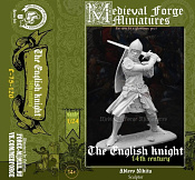 Сборная миниатюра из смолы Английский рыцарь 75 мм (1:24) Medieval Forge Miniatures - фото