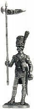 Миниатюра из металла 041. Второй орлоносец линейной пехоты, Франция 1809-1812 гг. EK Castings - фото