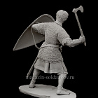 Сборная миниатюра из смолы Русский ратник 75 mm (1:24) Medieval Forge Miniatures (C-75-133) (C-75-133)