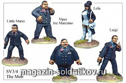 Фигурки из металла SV 34 Гангстеры (28 мм) Foundry (SV-34) (SV-34)