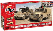 Сборная модель из пластика А Британский военный автомобиль LANDROVER (1/48) Airfix - фото