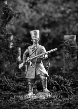 Миниатюра из олова 499 РТ Ратник конного полка Пензенского ополчения, 1812 г, 54 мм, Ратник - фото