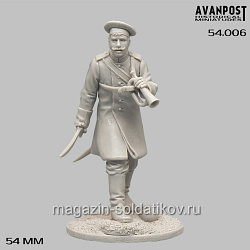 Русский горнист гренадерской роты, 1855, 54 мм, Аванпост (54006) (54006)