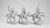 Фигурки из металла Белоказаки, 28 мм, набор и3 фигур - фото