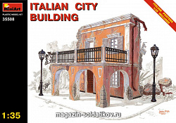 Сборная модель из пластика Итальянское городское здание MiniArt (1/35)