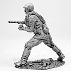 Миниатюра из олова 286 РТ Автоматчик РККА. Атака, (№4) 54 мм, Ратник (286-РТ) (286-РТ)