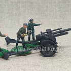 Немецкая гаубица 1/72 (3 фиг.) (Q530-091) (Q530-091)