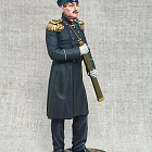 Миниатюра из олова Адмирал П.С. Нахимов, 1855 г., 90 мм, Студия Большой полк (ИЛ2648.12.02.90) (ИЛ2648.12.02.90)