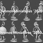 Сборная миниатюра из смолы Миры Фэнтези: Забытая легенда Эллады, 54 мм, Chronos miniatures