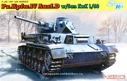 Сборная модель из пластика Д Танк T-IV AusfD w/5cm L/60 (1/35) Dragon (6736) (6736)