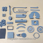 Сборная модель из фотополимерной смолы (3D печать) Пулемет Максима, 1/6, Dot Studio (573-008) (573-008)