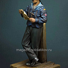 Сборная миниатюра из смолы Письмо из дома (Российский Императорский флот, 1890 - 1906), 75 мм, TRILOKA MINIATURES (TLK-75-022) (TLK-75-022)