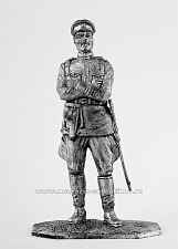 Миниатюра из олова 052 РТ Офицер полка генерала Маркова, 54 мм, Ратник - фото