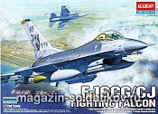 Сборная модель из пластика Самолет F-16 «Файтинг Фолкон» 1:72 Академия - фото