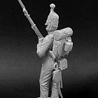 Сборная миниатюра из смолы Русский гренадер, 1834-43 гг. (2 варианта голов, 2 варианта рук) 54 мм, Chronos miniatures
