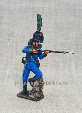 Австрийский егерь 1809-15 гг., 54 мм, Студия Большой полк - фото