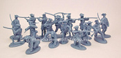 Солдатики из пластика Колониальный минитмен (Colonial minutemen), 16 фигур, 1:32, LOD Enterprises - фото