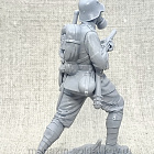 Германский штурмовик ПМВ, 75 мм, Солдатики Публия (75057R СП) (75057R СП)
