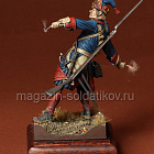 Сборная фигура из смолы SM 75-002 Гренадёр шведской пехоты. Северная Война 1700-1721, 75 мм, SOGA miniatures