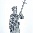 Миниатюра из олова Колор-сржнт 42-го Корол. хайлэндского плк. Великобритания, 1806-15 гг. 54 мм EK Castings