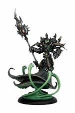 Сборная миниатюра из металла PIP 34036 Cryx Epic Warcaster Lich Lord Asphyxious BLI Warmachine - фото