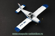 Масштабная модель в сборе и окраске Самолёт Zlin Z-42, 1:72 Easy Model - фото