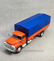 Масштабная модель в сборе и окраске Q540-0089 ЗИЛ-130 ГУ Modimio 1/43 - фото
