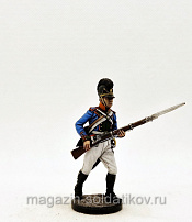 Миниатюра из олова Фузилер линейного полка. Бавария 1806-07 гг. 54 мм,Студия Большой полк - фото