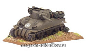 Destroyed Sherman M4A1. (15 мм) Flames of war. Аксессуары - фото