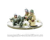 Сборные фигуры из металла Soviet Maxim MMG Team (Winter) 28 мм Warlord - фото