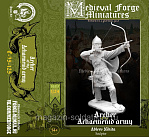 Сборная миниатюра из смолы Персидский пехотинец 75 mm (1:24) Medieval Forge Miniatures - фото